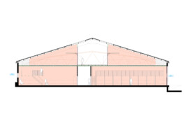 Oxgate House, a commercial office building of rentable artist's studios Alexander Hills Architects