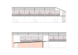 Oxgate House, a commercial office building of rentable artist's studios Alexander Hills Architects