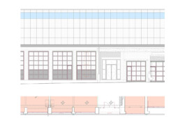 Oxgate House, a commercial office building of rentable artist's studios Alexander Hills Architects
