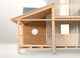 Model View of the north elevation Alexander Hills Architects