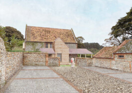 Proposed view of the north elevation Alexander Hills Architects