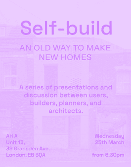 Self build Talk 5x5 Alexander Hills Architects